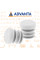 Заглушка кругла 18 мм Ду10 біла