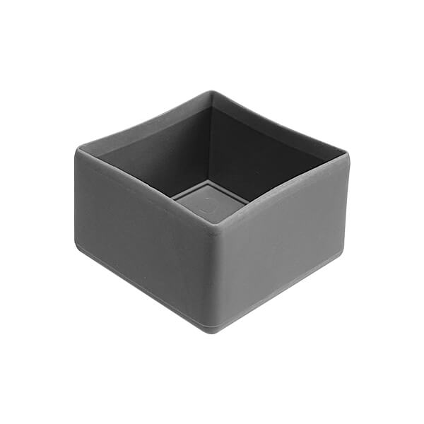 Наружная заглушка на трубу 30x30 серая