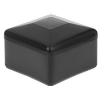 Наружная заглушка на трубу 40x40 черная