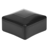 Наружная заглушка на трубу 50x50 черная