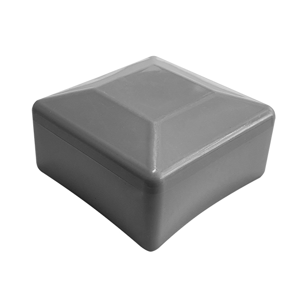 Зовнішня заглушка на трубу 50x50 чорна